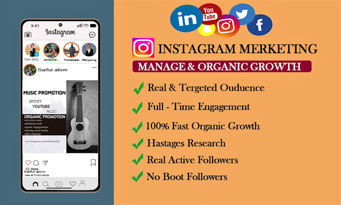 do very fast instagram promotion and marketing