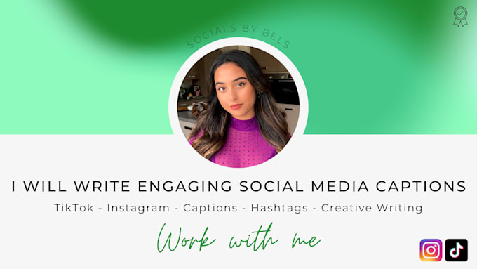 Write engaging social media captions by Annabelmifsud | Fiverr