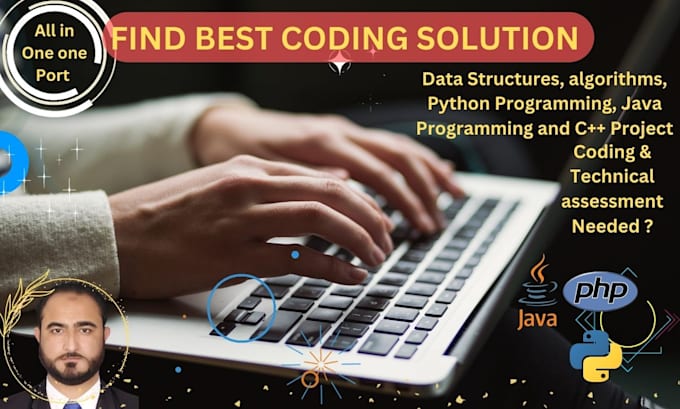 Do java php python coding and solve your problem by Ahmadkhan331 | Fiverr
