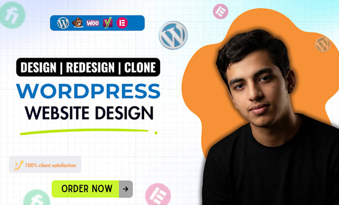 develop modern wordpress website design, blog site, responsive web design
