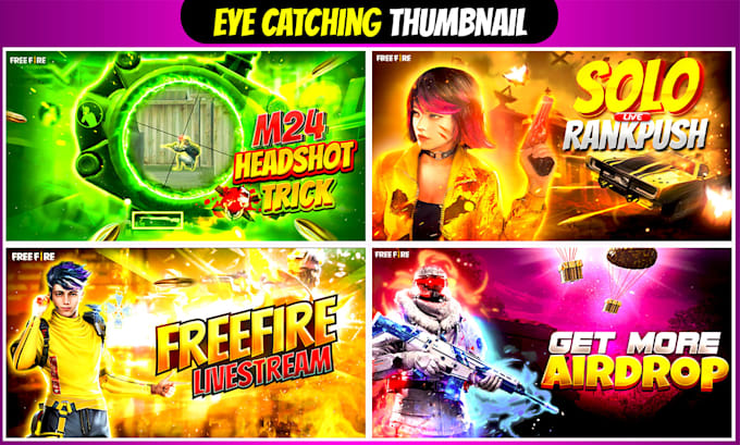 design youtube gaming thumbnail
