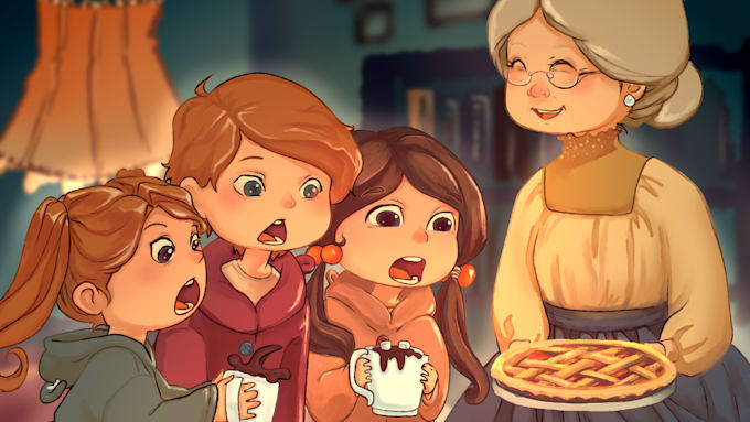 create children book illustration