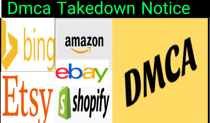 report copyright listening shopify,ali baba,ali express,etsy,being under dmca
