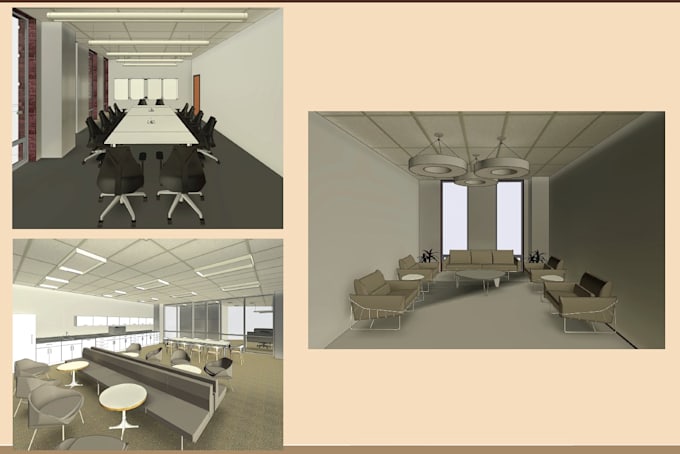 Create interior design drawings by Abirhamdan | Fiverr