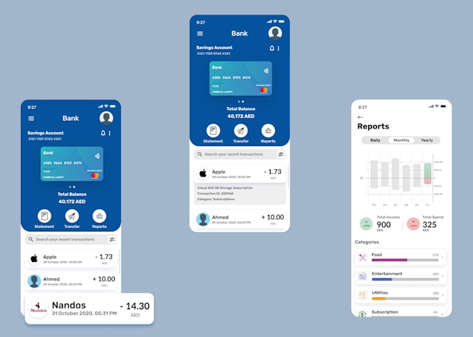 Design ui ux for your mobile app by Habiblawati | Fiverr