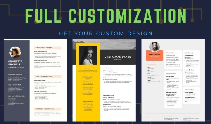 Design professional resume cv templates using html and css by Dani144 ...
