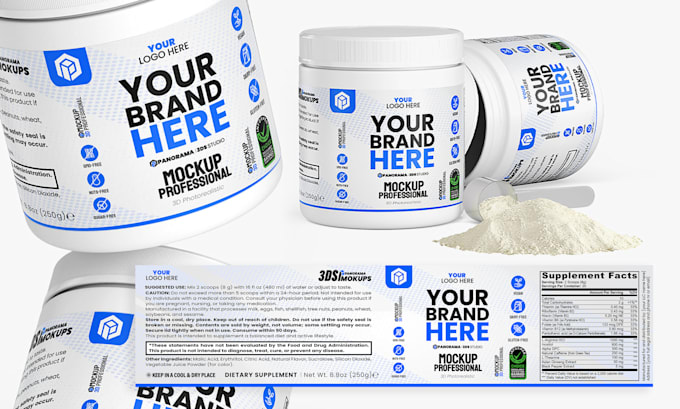 design a realistic 3d product and packaging mockup