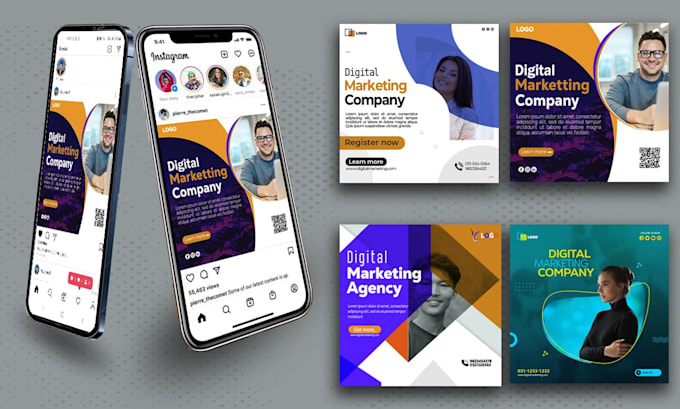 Design your social media design for your facebook, instagram ads by