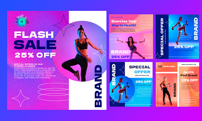 design instagram post , social media templates using canva or photoshop