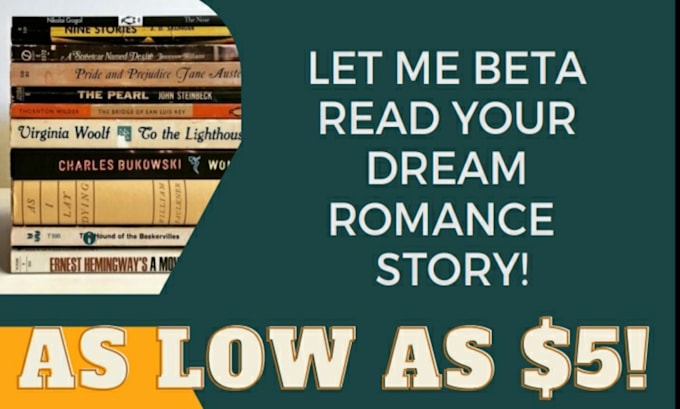 do beta reading as low as 5 dollars
