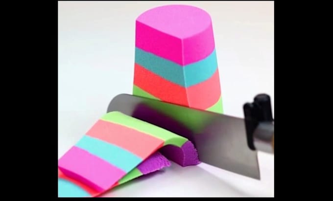 make kinetic sand asmr videos