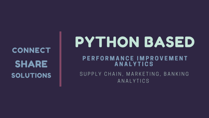 Data analytics using python by Krrishn919 | Fiverr