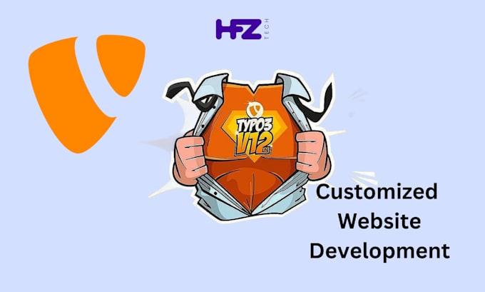 develop a custom responsive typo3 cms website