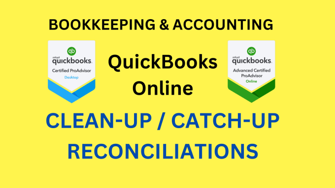 do quickbooks online clean up and catch up, reconciliation