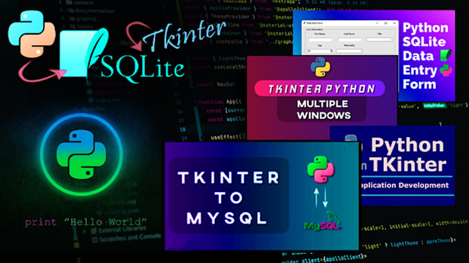 Do python interface design with sqlite for data controlling by ...