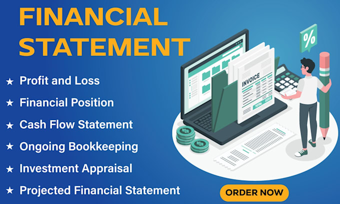 prepare balance sheet, profit and loss and financial statements