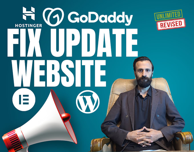 do website maintenance upgrade or modification in wix and wordpress in 24 hours