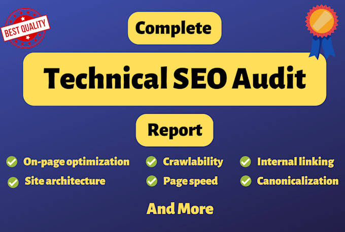 provide an expert SEO audit report with recommendations