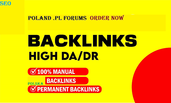 build poland high da authority backlink polish link building
