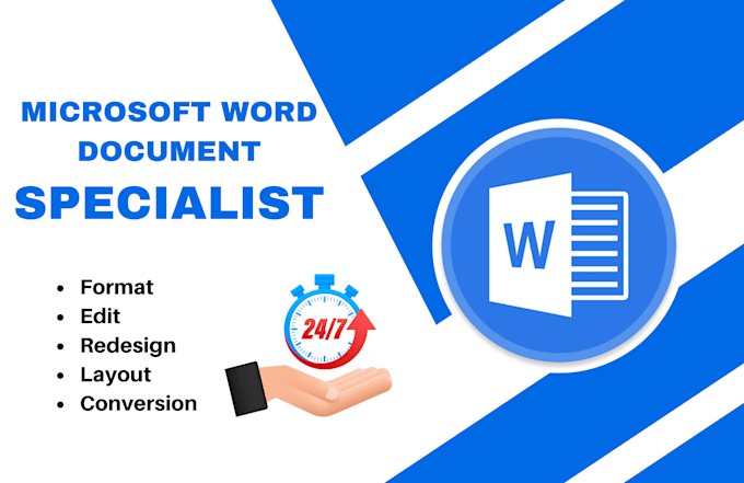 do microsoft word document formatting, creating and editing