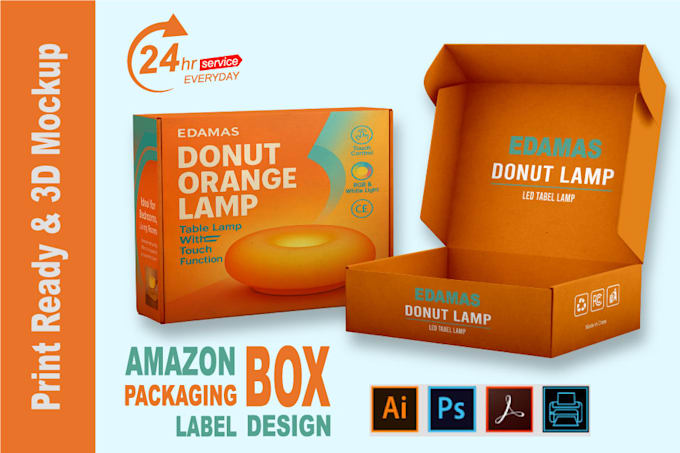 do packaging box, mailer box, subscription box, with 3d mockup
