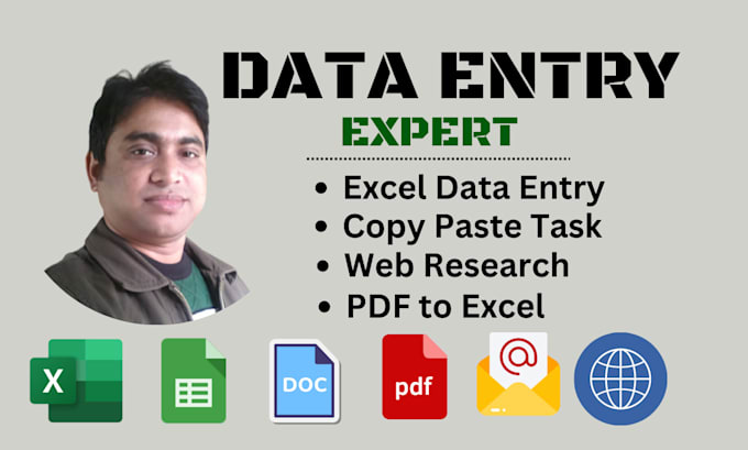do unique data entry work copy paste research