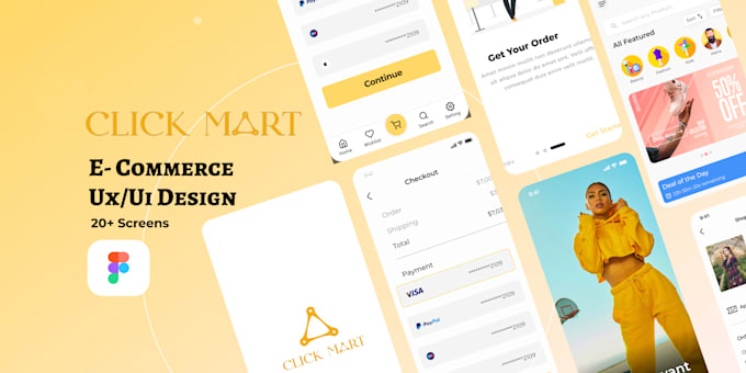 do uxui mobile design , website design for you with figma,xd
