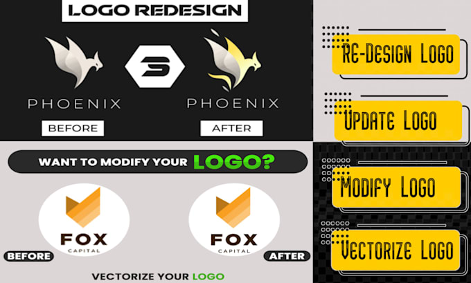 Redesign, modify and vectorize your existing logo by Fahaddesigner01 ...