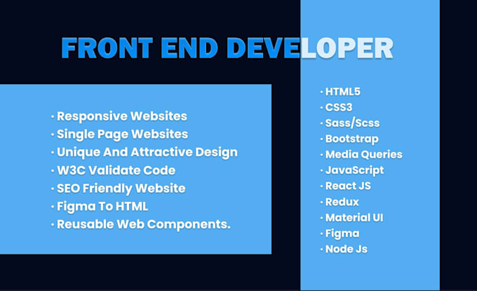 Be your frontend developer and use html css react js by Amandeepaulakh ...