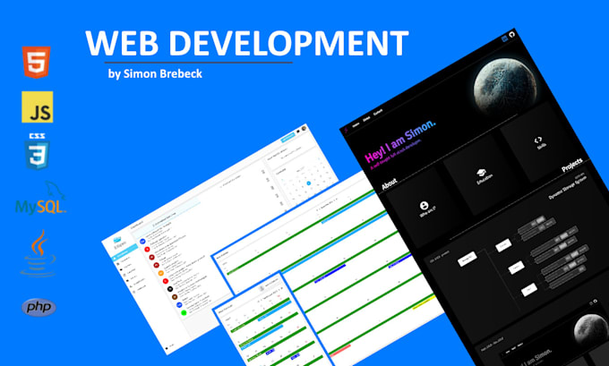 Create a beautiful website with html, css, javascript, php by ...