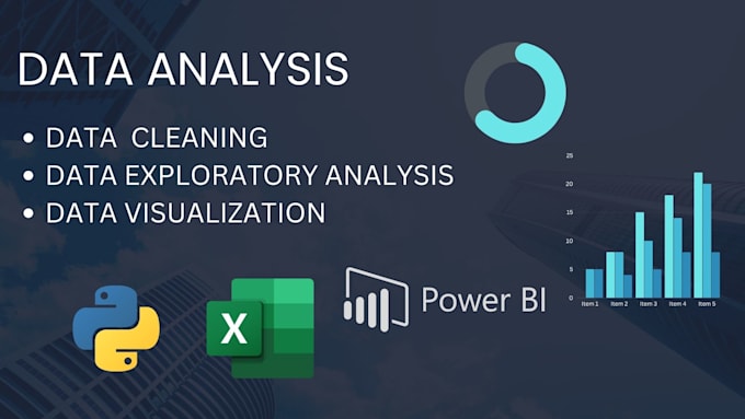 Do data analytics data cleaning and visualization using python by ...