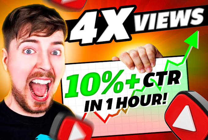 design viral and high CTR youtube thumbnails