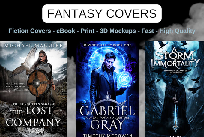 create a professional book cover for any genre for KDP