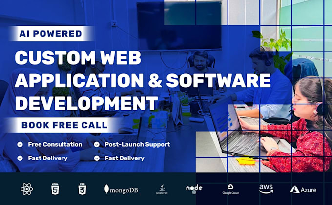 develop custom web application, ai powered software developer for saas ai agents