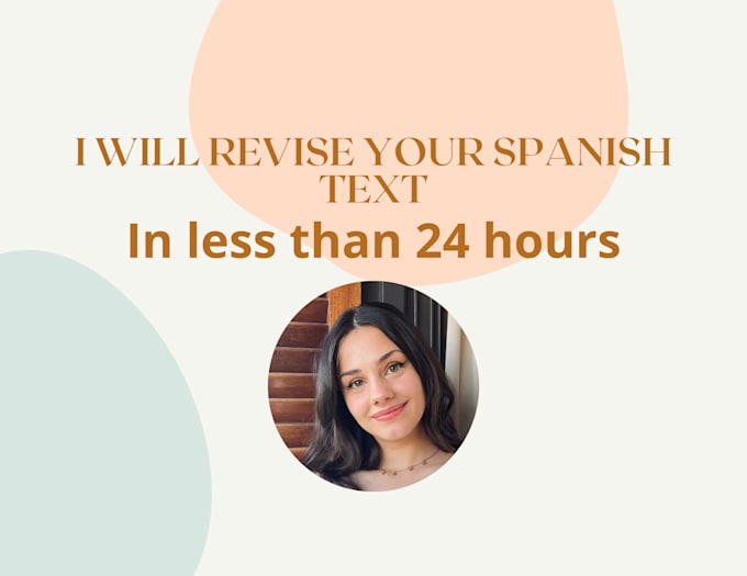 Correct your spanish document by Ornellabbb Fiverr