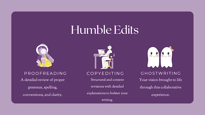 edit and proofread your personal and technical essays