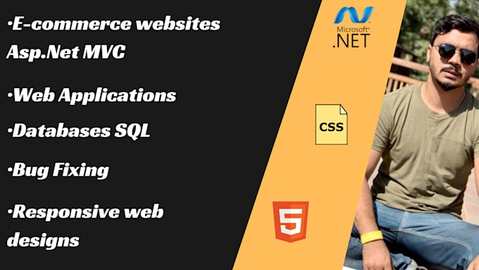 create asp dot net ecommerce websites with sqldatabase