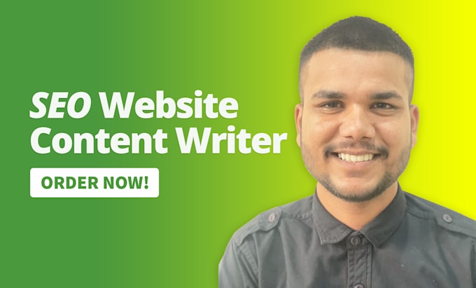 be your SEO website content writer