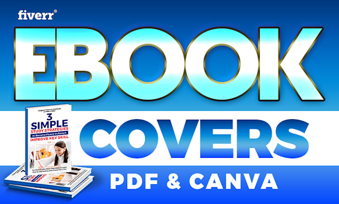 create professional ebook or book cover