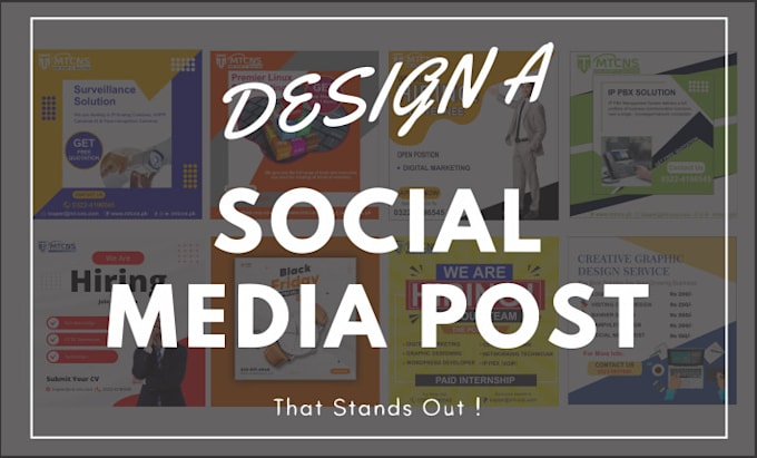 Create custom social media post that stands out by Kmarketingxpert | Fiverr
