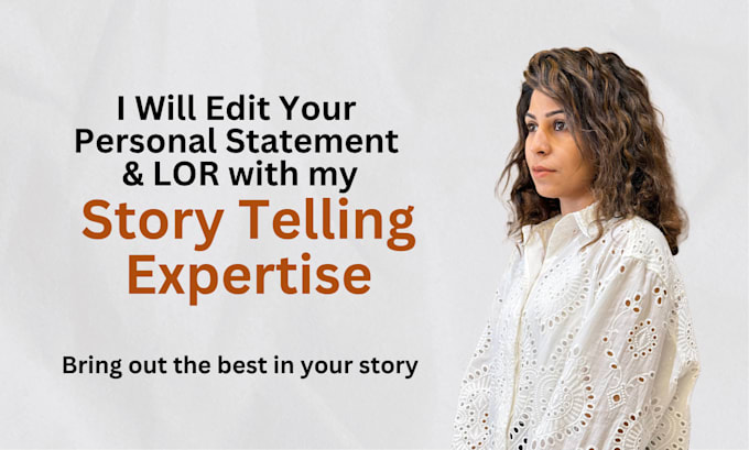 edit personal statement, statement of purpose, and lor