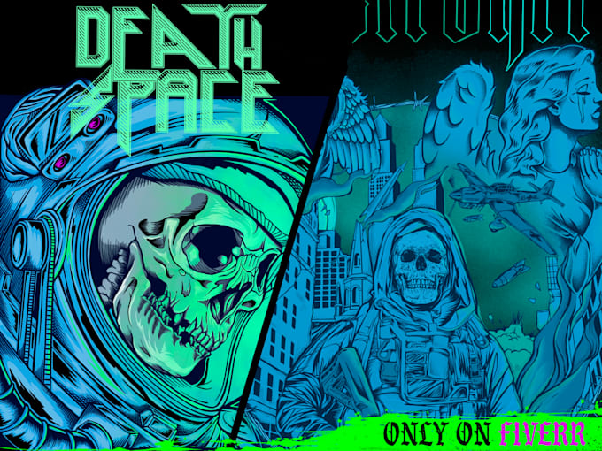 do badass psychedelic designs for tshirt and merchandise