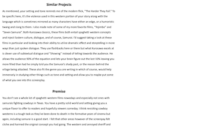 Provide detailed review and analysis of your script by Itsdoublex | Fiverr