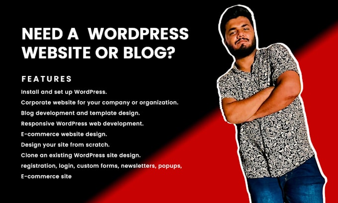 develop modern wordpress website or blog