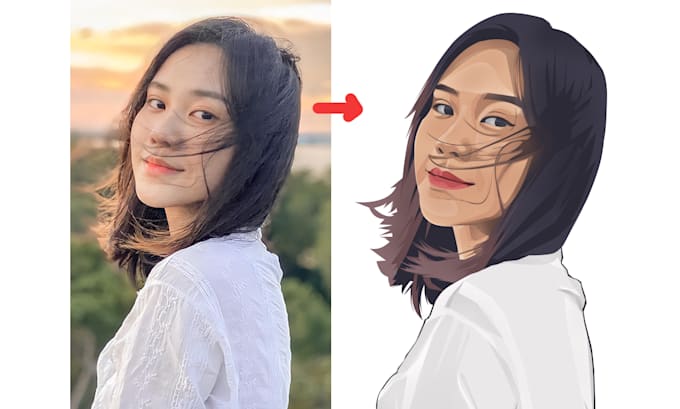 Draw Realistic Vector Vexel Portrait Of Your Photo By Siluetart Fiverr Draw Realistic Vector Vexel Portrait Of Your Photo By Siluetart Fiverr
