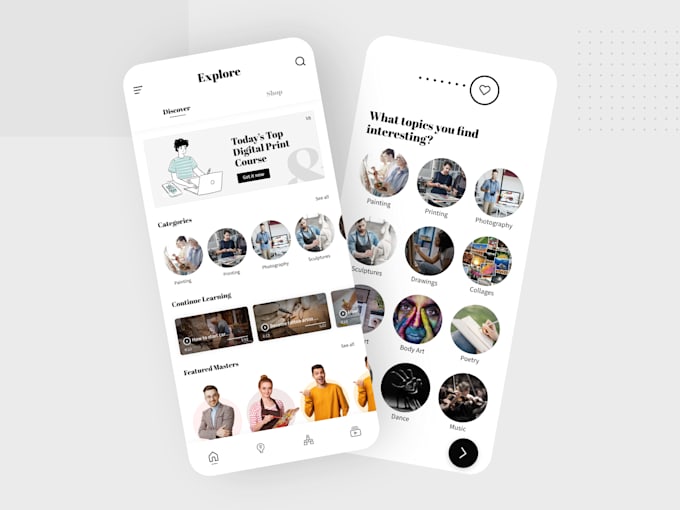 Do creative bespoke ui ux design for mobile app and website by ... image.