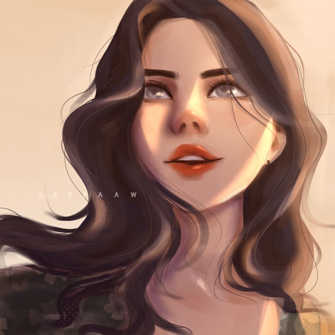Draw digital illustrations from your photos in my style by Seepaaw Fiverr