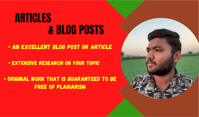 do article writing for you