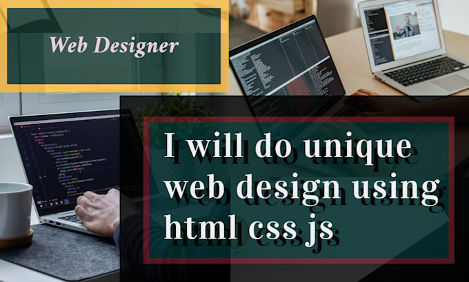build professional modern web design using HTML CSS and js