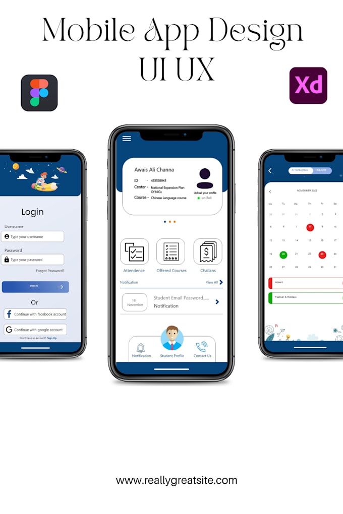 Design clean, simple,minimal mobile app ui and ux by Maqsoodahmed45 ...